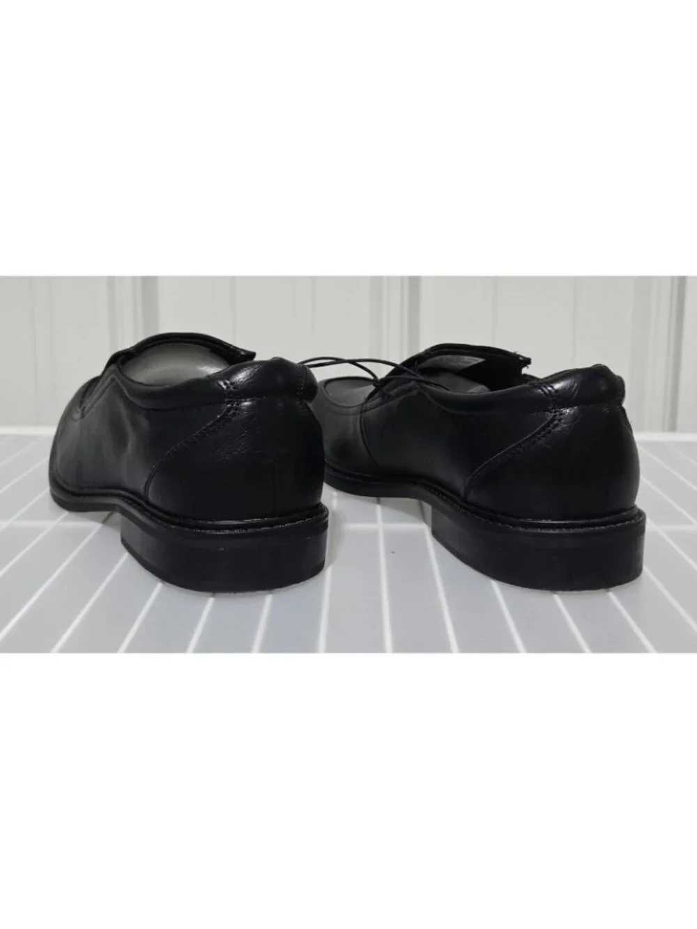 Goodfellow Toby Black Faux Leather Side Elastic Classic Dress Shoes -- Men's 9.5